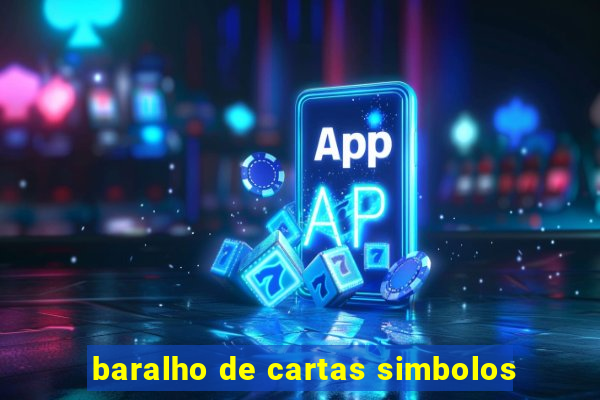 baralho de cartas simbolos